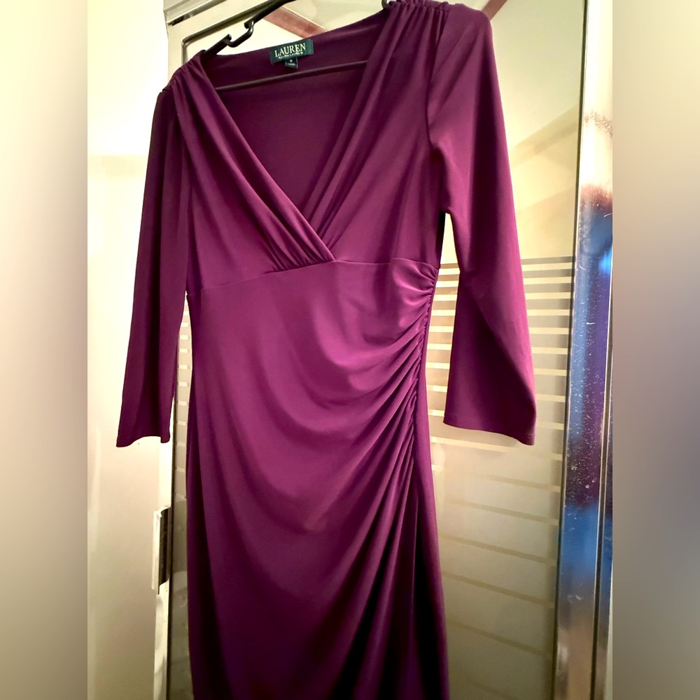 Calvin Klein Purple Cocktail Dress